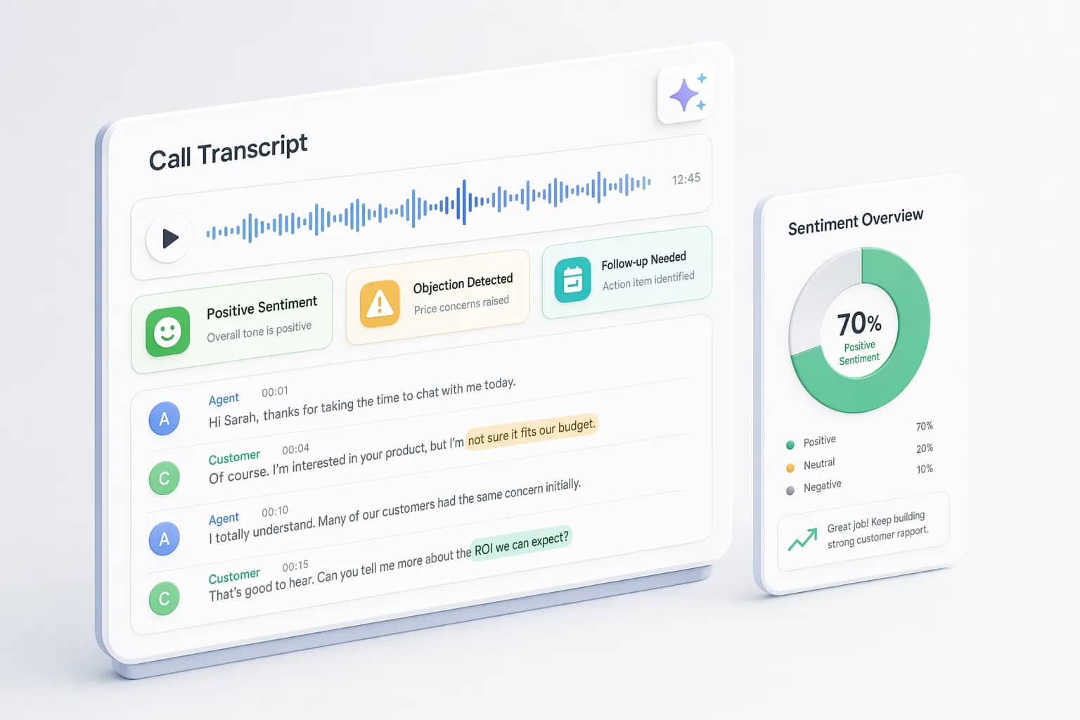 Call Insights & Sentiment Analysis