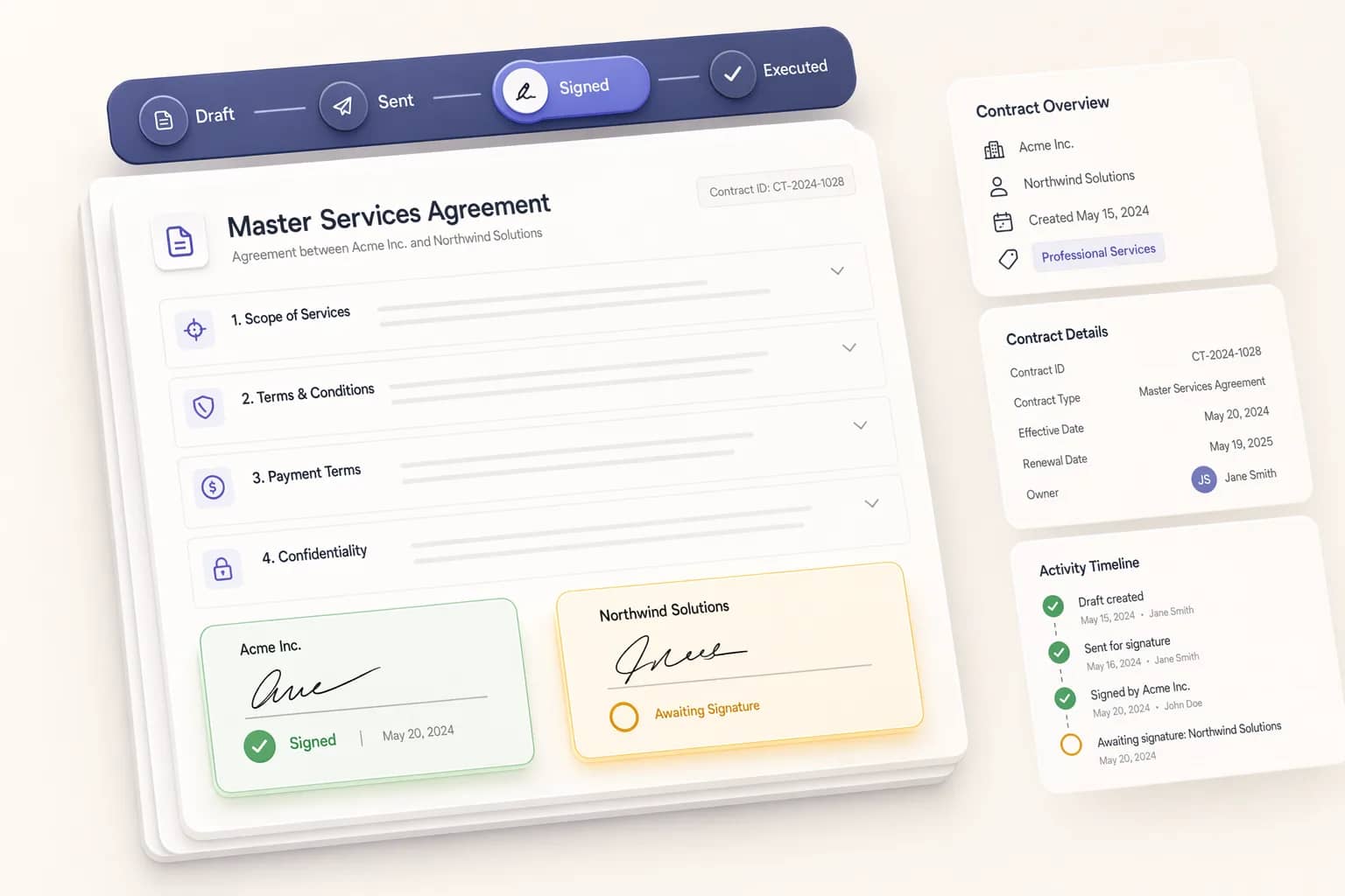 Contract Tracking