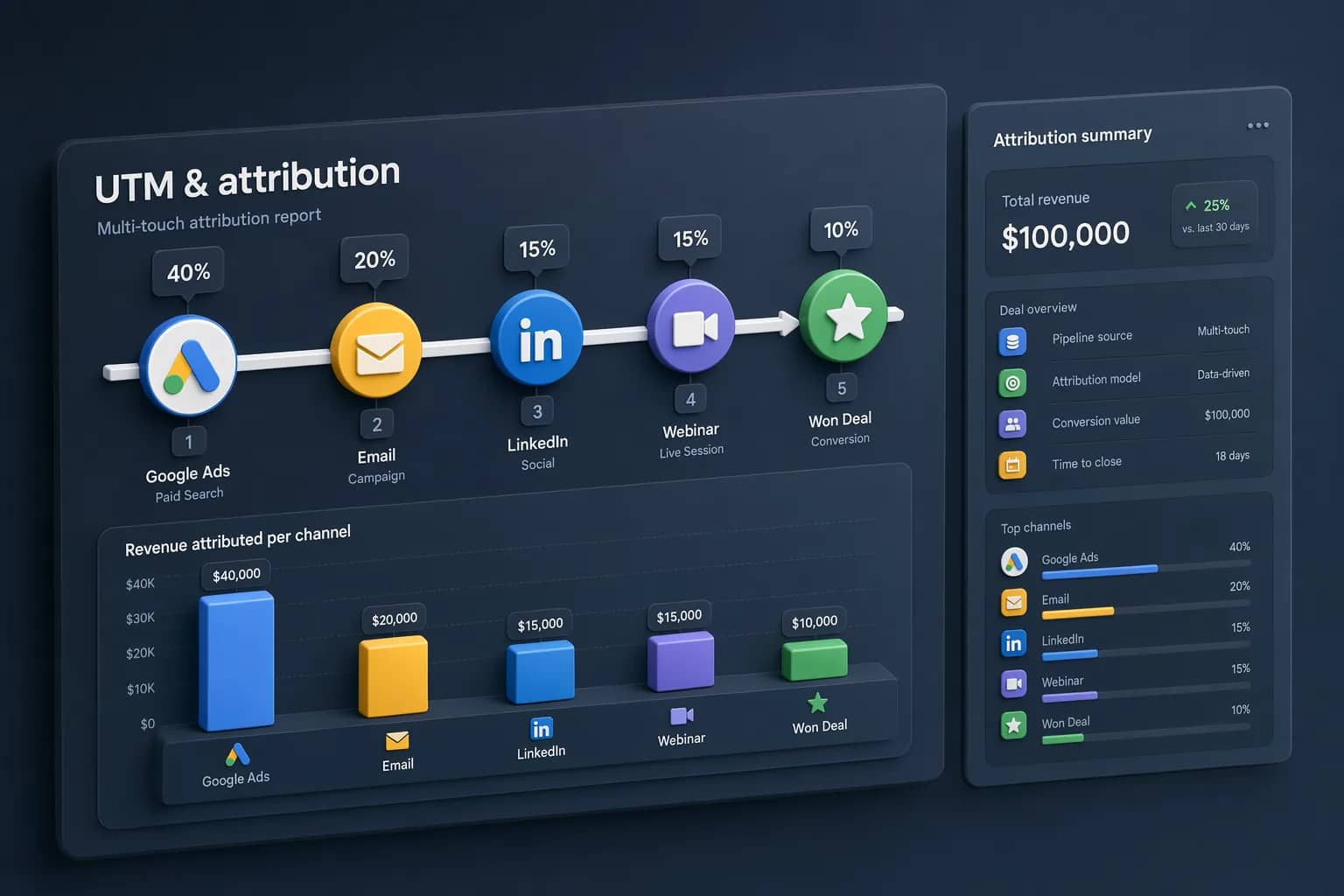 UTM & attribution