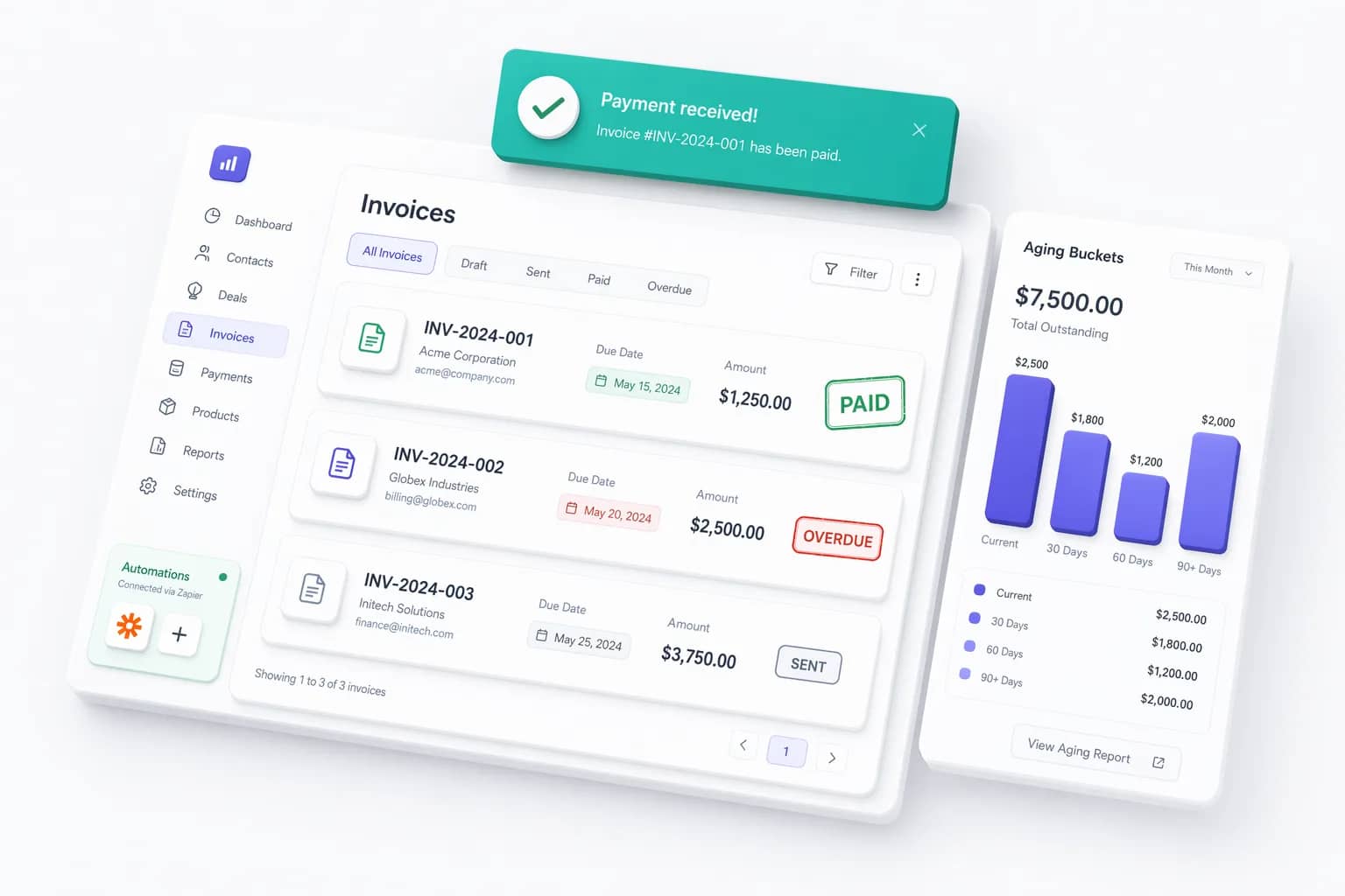 Zapier & Third-Party Automations preview