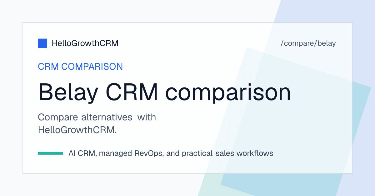 Best BELAY alternatives — CRM shortlist