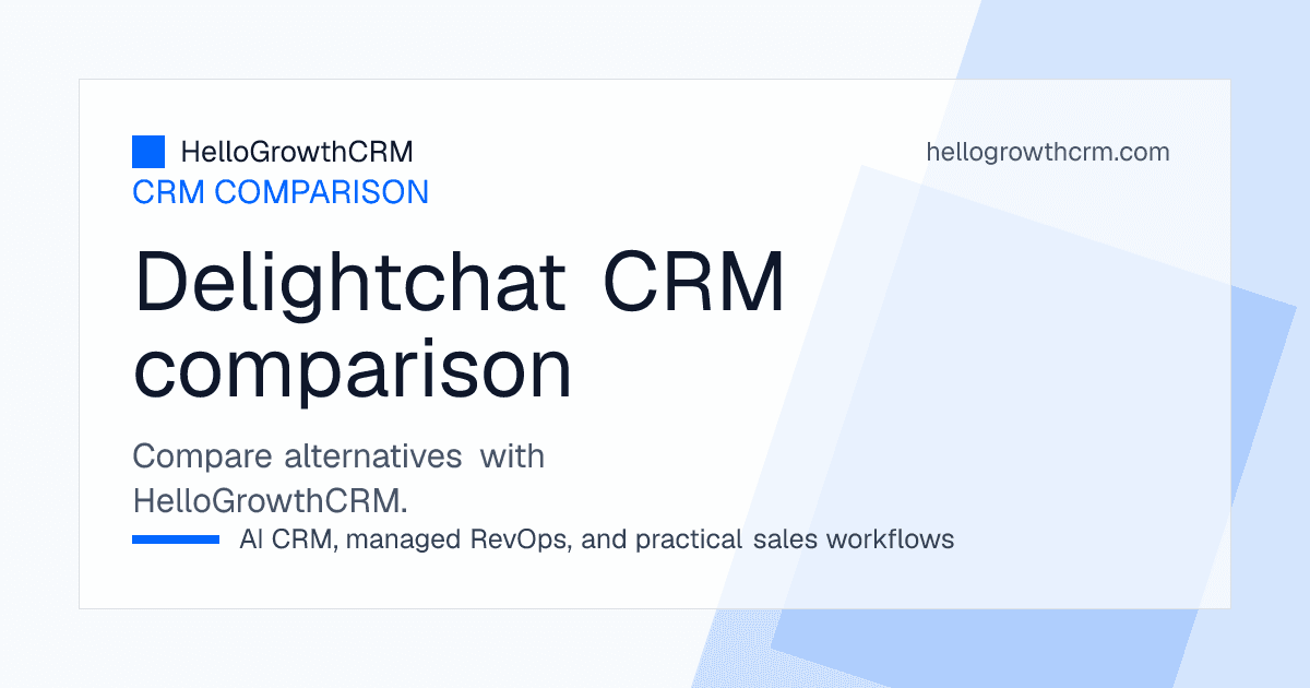 Best DelightChat alternatives — CRM shortlist