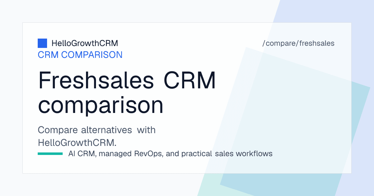 Best Freshsales alternatives — CRM shortlist