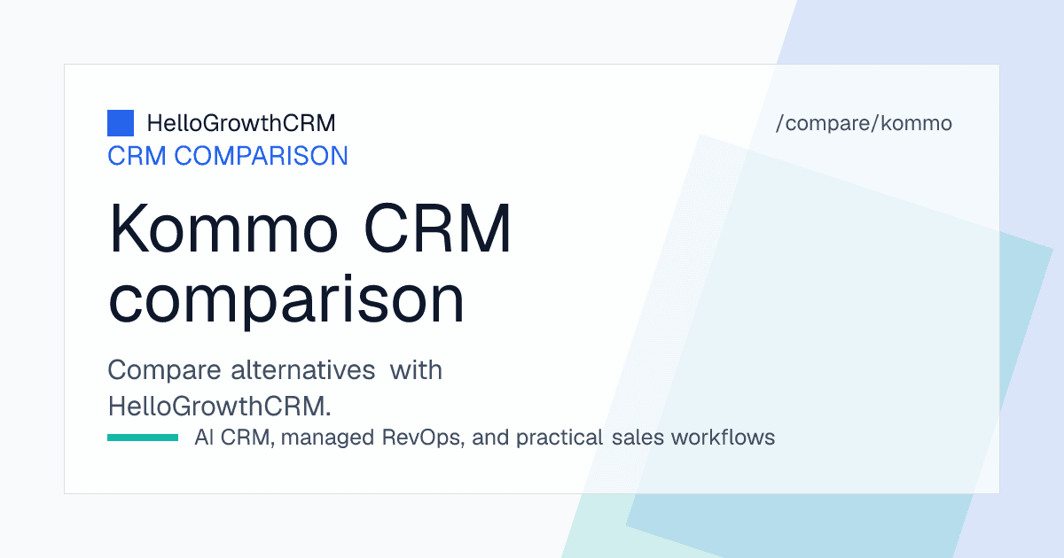 Best Kommo (amoCRM) alternatives — CRM shortlist