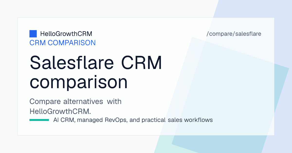 Best Salesflare alternatives — CRM shortlist