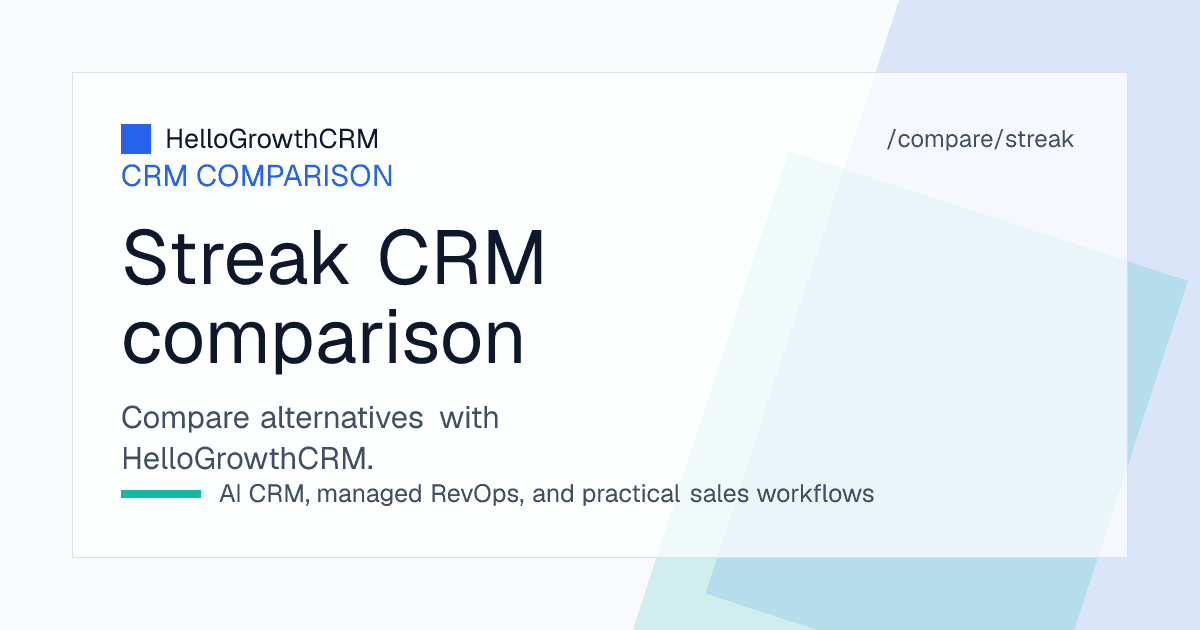 Best Streak alternatives — CRM shortlist