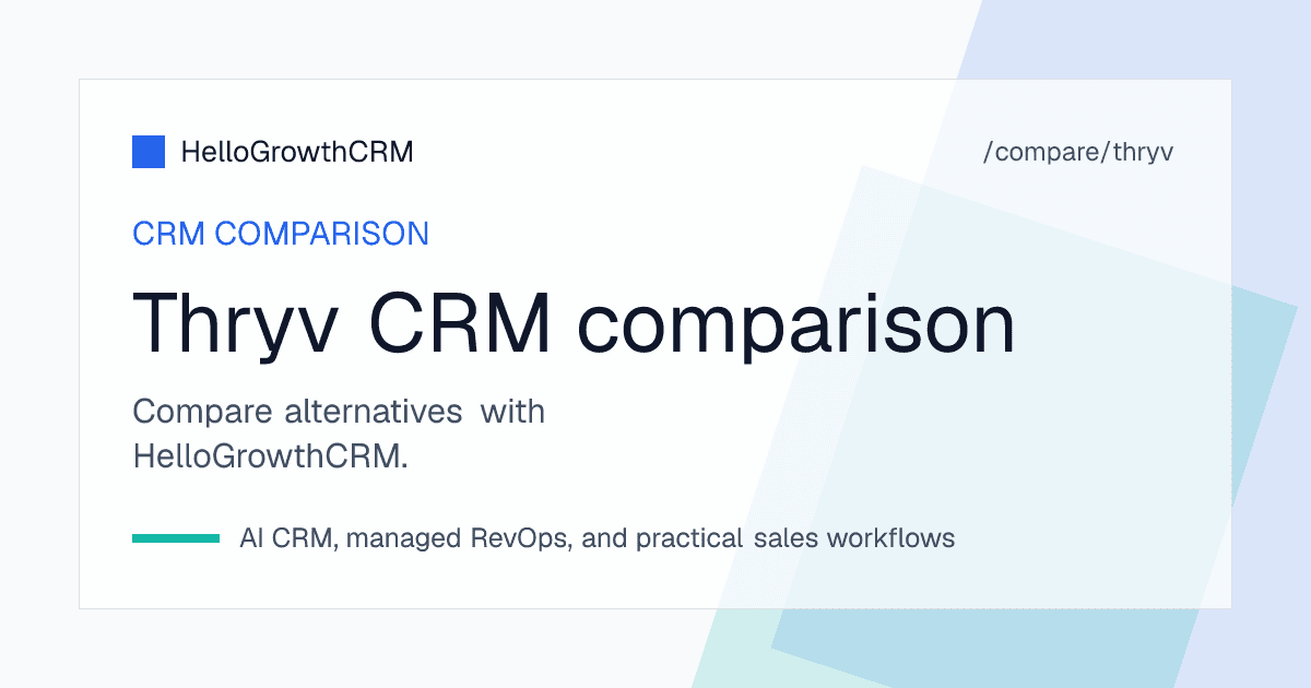 Best Thryv alternatives — CRM shortlist