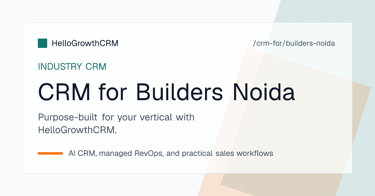 Noida developer sales team reviewing unit inventory and channel partner leads in HelloGrowthCRM
