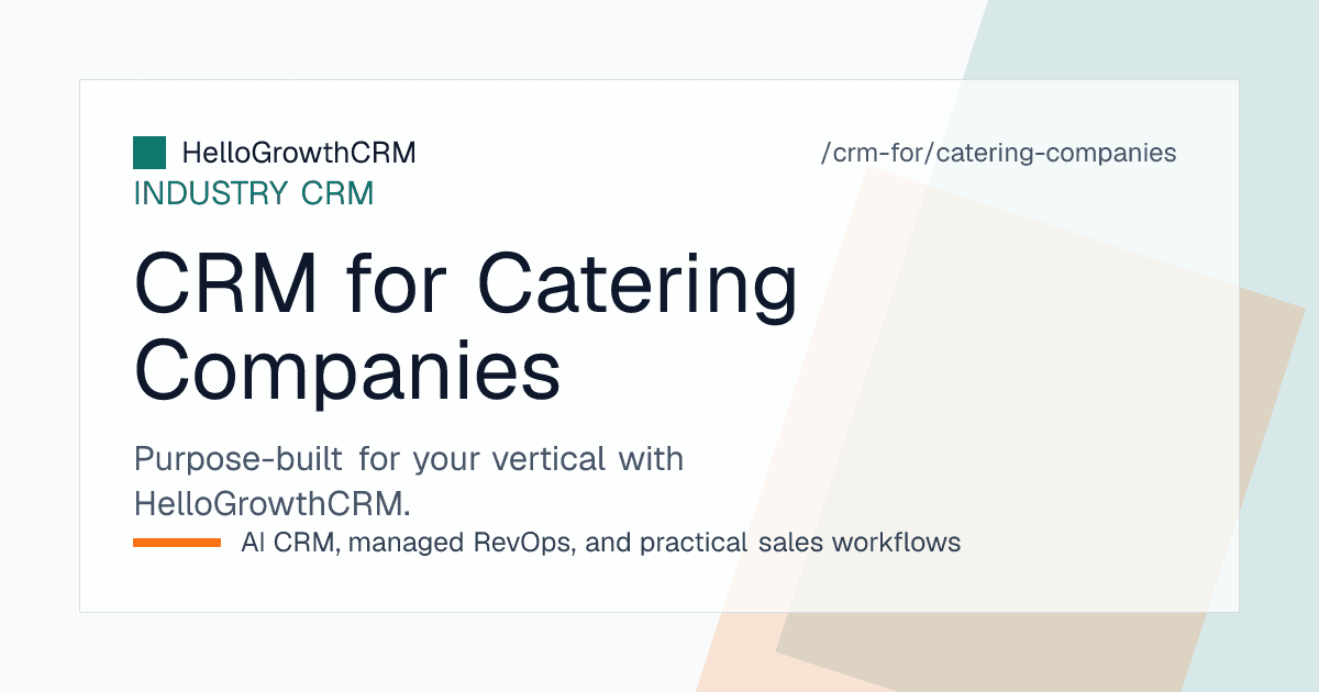 Catering pipeline showing held dates, menu quote versions and confirmed events