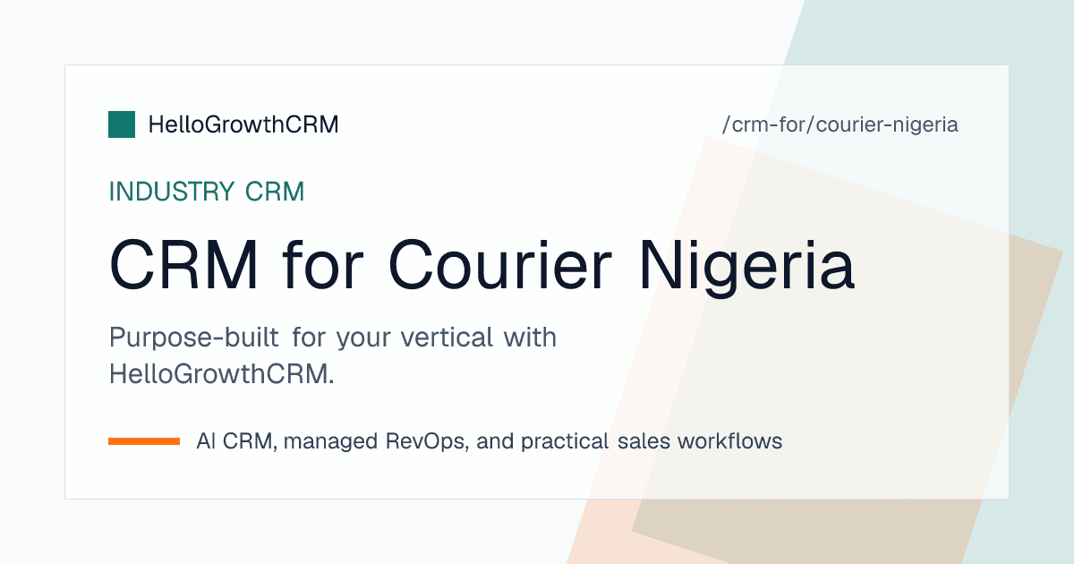 HelloGrowthCRM courier pipeline for a Nigerian dispatch company showing merchant enquiries, naira rate cards, WhatsApp conversations and corporate bid stages