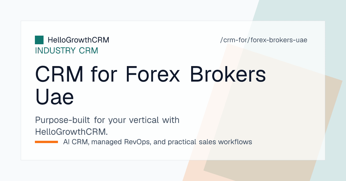 HelloGrowthCRM brokerage view for a UAE desk showing multilingual WhatsApp enquiries, introducing broker attribution, seminar lead capture and retention pipelines