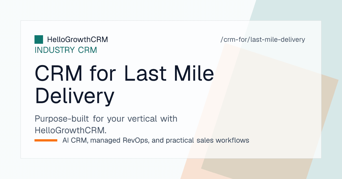 Last mile delivery sales pipeline showing brand enquiries, pilots and integration stages