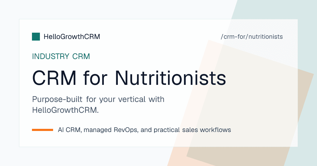 HelloGrowthCRM nutritionist dashboard showing enquiry queue, weekly check-in responses, and programs ending soon with renewal tasks