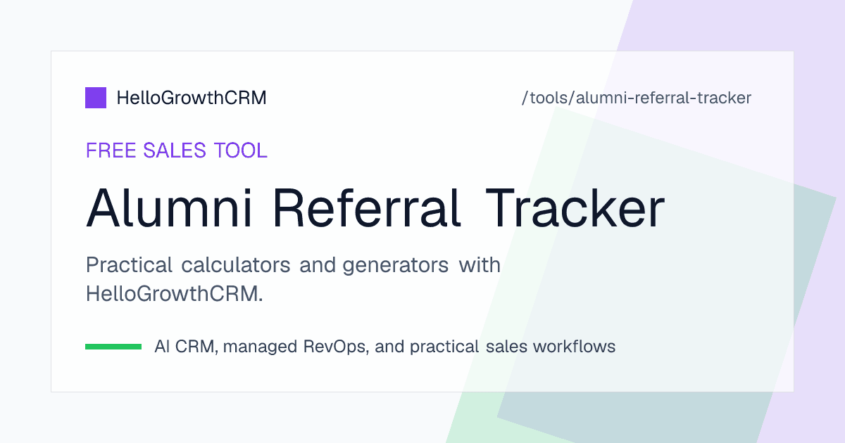 Alumni referral ledger showing referrer, referred student, relationship, current stage and reward status