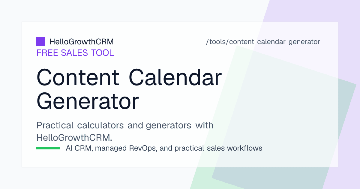 Content calendar showing items by day with channel, format, owner, approval due date and publishing status