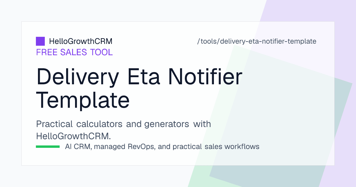 Delivery notification plan showing milestone, trigger event, message variables, send timing and channel
