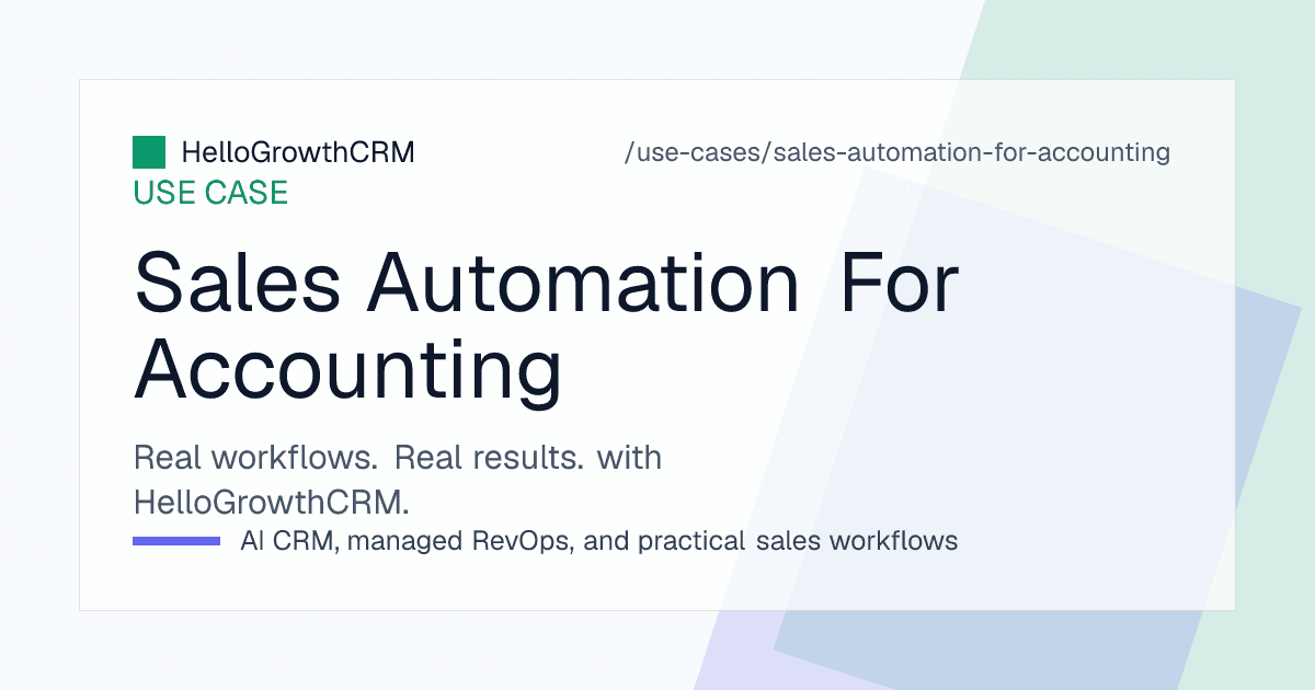 HelloGrowthCRM accounting pipeline showing enquiries by service, clients with pending documents before deadlines and engagements due for renewal