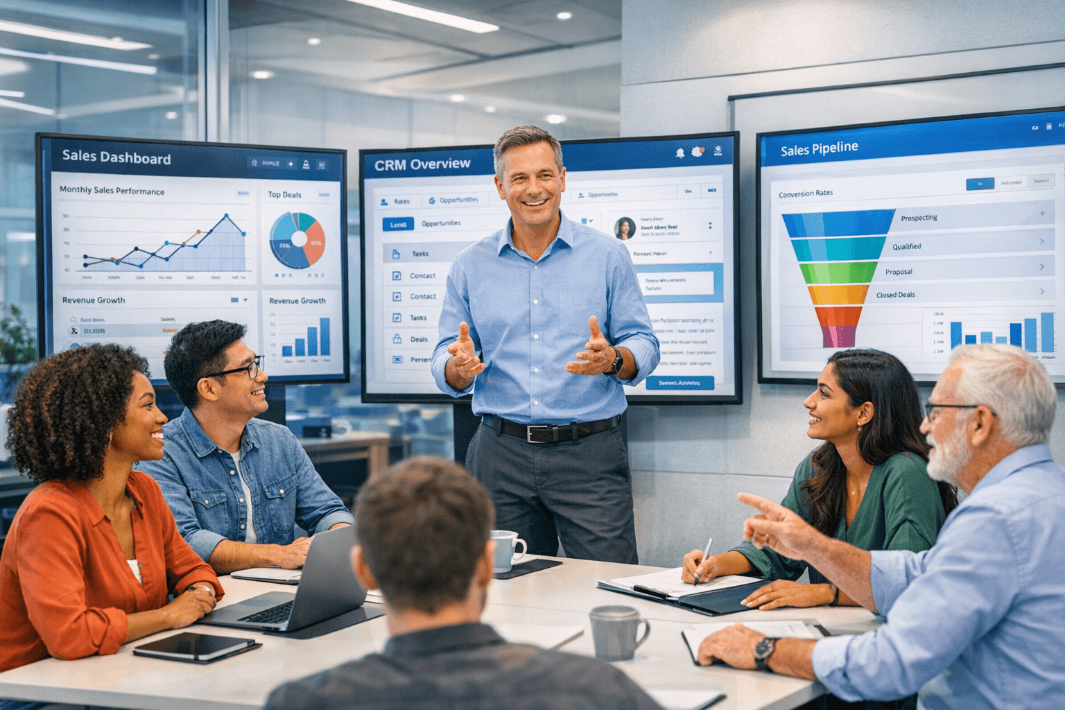 HelloGrowthCRM Academy — free CRM and sales training courses