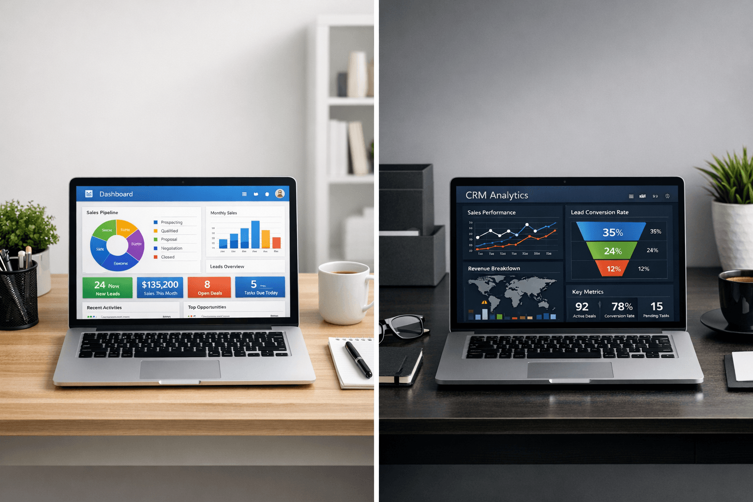 Salesforce vs HelloGrowthCRM comparison