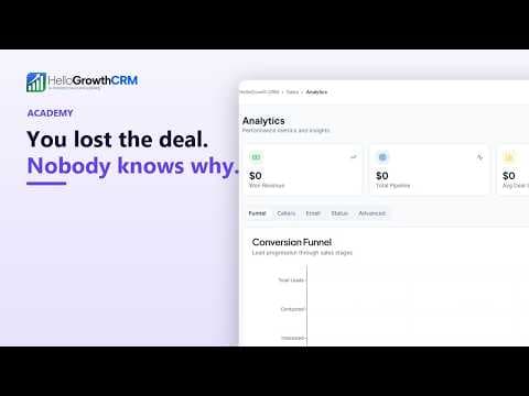 YouTube thumbnail — Lost the Deal? The Five-Minute Lost-Reason Habit