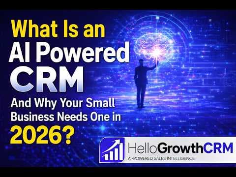 YouTube thumbnail — What Is an AI-Powered CRM — And Why Your Business Needs One