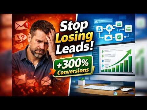 YouTube thumbnail — Stop Losing Leads  How AI Powered CRM Automation Boosts Conversions by 300