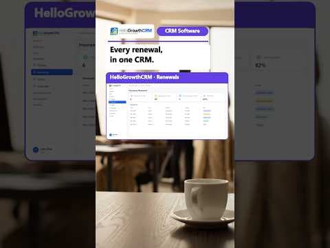 YouTube thumbnail — Which Policy Renews When? | Insurance CRM (Hindi) #Shorts