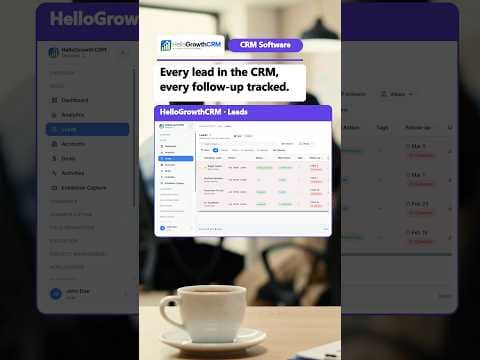 YouTube thumbnail — Lead Came In, Follow-Up Missed? | CRM Software (Hindi) #Shorts