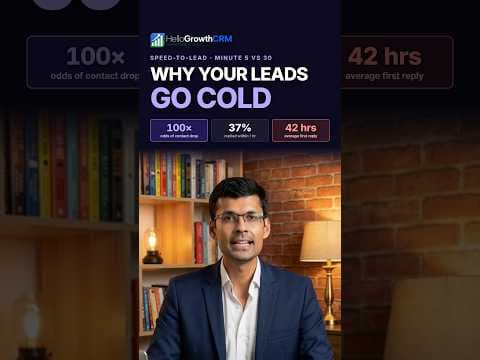 YouTube thumbnail — Speed-to-Lead: Why Your Leads Go Cold in 5 Minutes #shorts