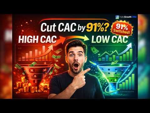 YouTube thumbnail — Why 91% of Businesses Cut Customer Acquisition Costs After This Change