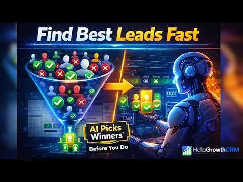 YouTube thumbnail — AI Lead Scoring Explained  How It Finds Your Best Buyers Before You Do