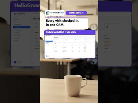 YouTube thumbnail — Did the Technician Reach the Site? | Field Service CRM (Hindi) #Shorts