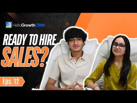 YouTube thumbnail — When to Hire Your First Salesperson (3 Signs You're Ready)