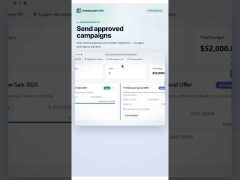 YouTube thumbnail — HelloGrowthCRM Communication Module | Manage WhatsApp, Team Inbox & Web Chat