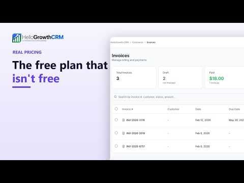 YouTube thumbnail — HubSpot vs Pipedrive vs HelloGrowthCRM — Real Pricing Breakdown 2026