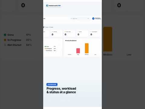 YouTube thumbnail — HelloGrowthCRM Task Boards Overview | Manage Tasks, Workspaces & Team Productivity