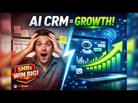 YouTube thumbnail — Why AI-Powered CRM Is a Game Changer for SMBs in 2026