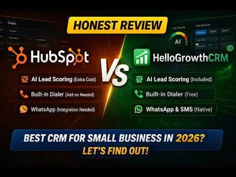 YouTube thumbnail — More HelloGrowthCRM in Action