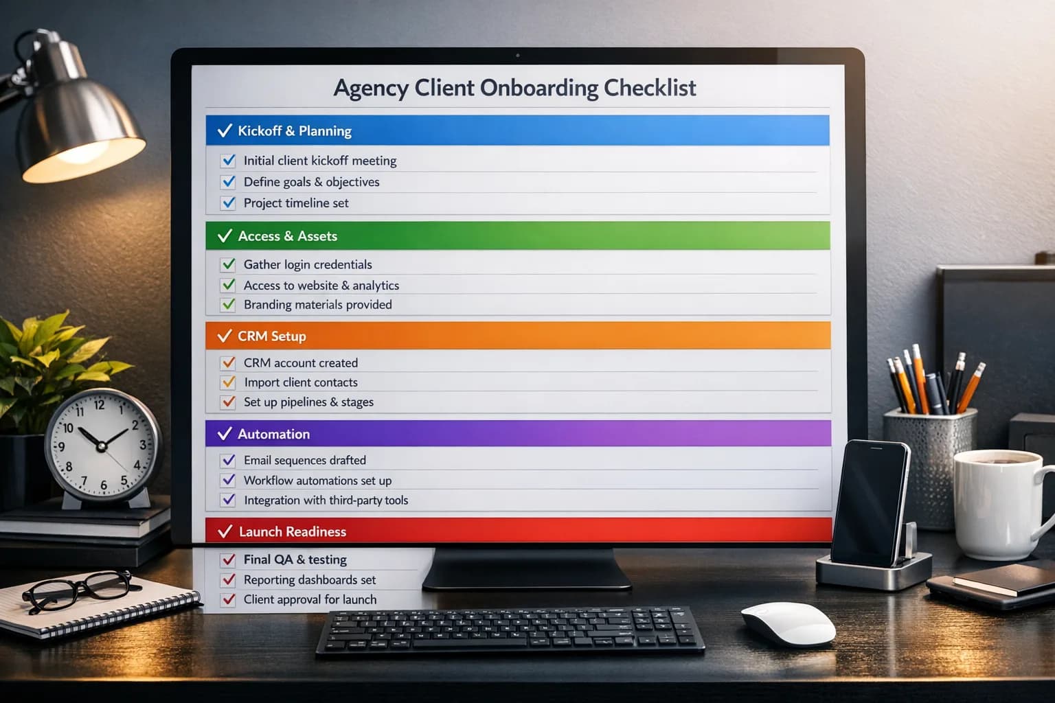 Agency Client Onboarding Checklist preview