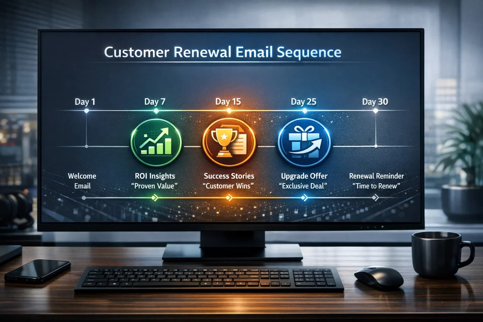 Customer Renewal Email Sequence preview