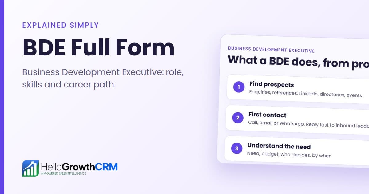BDE Full Form: Meaning, Role, Career Path
