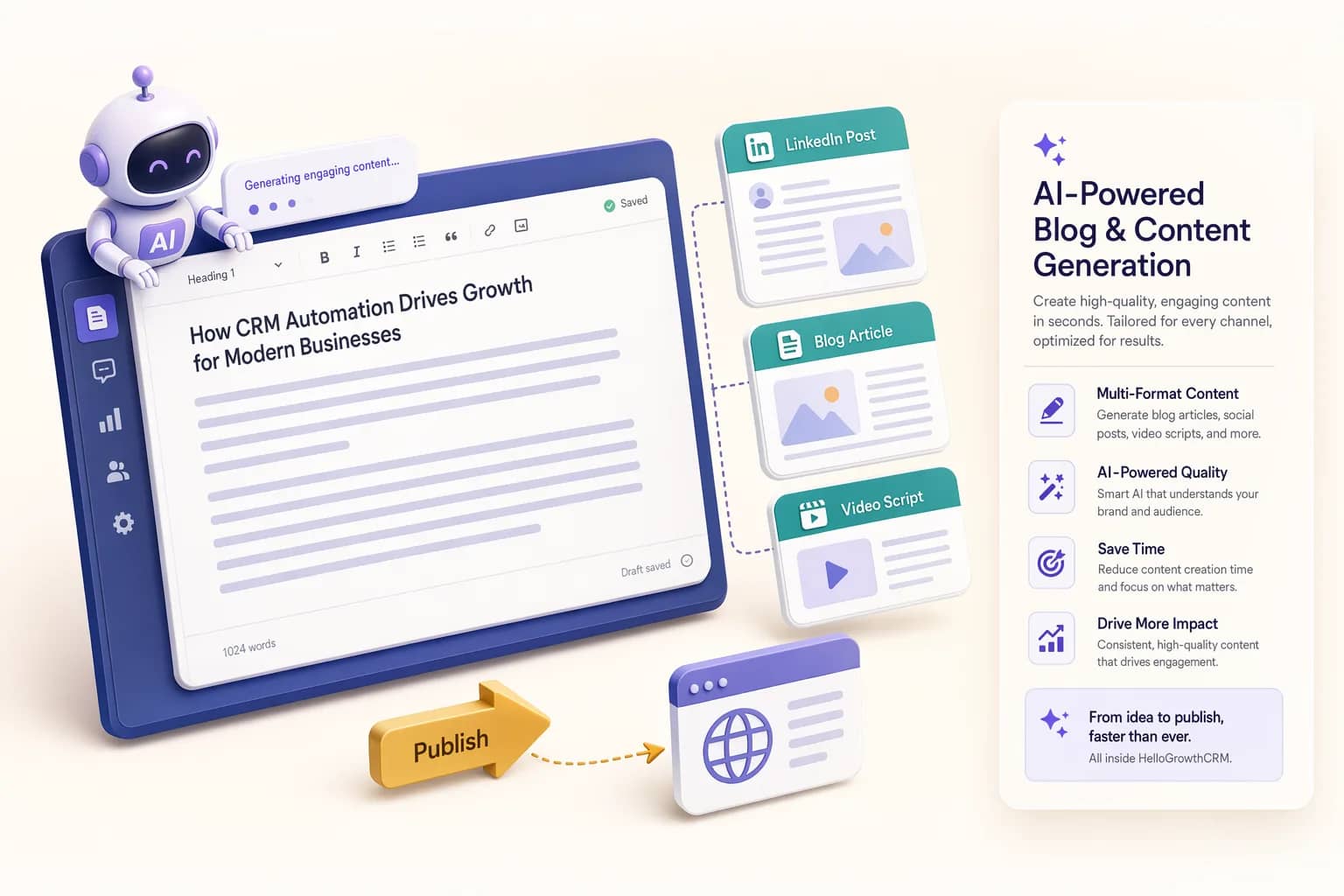 AI-Powered Blog & Content Generation