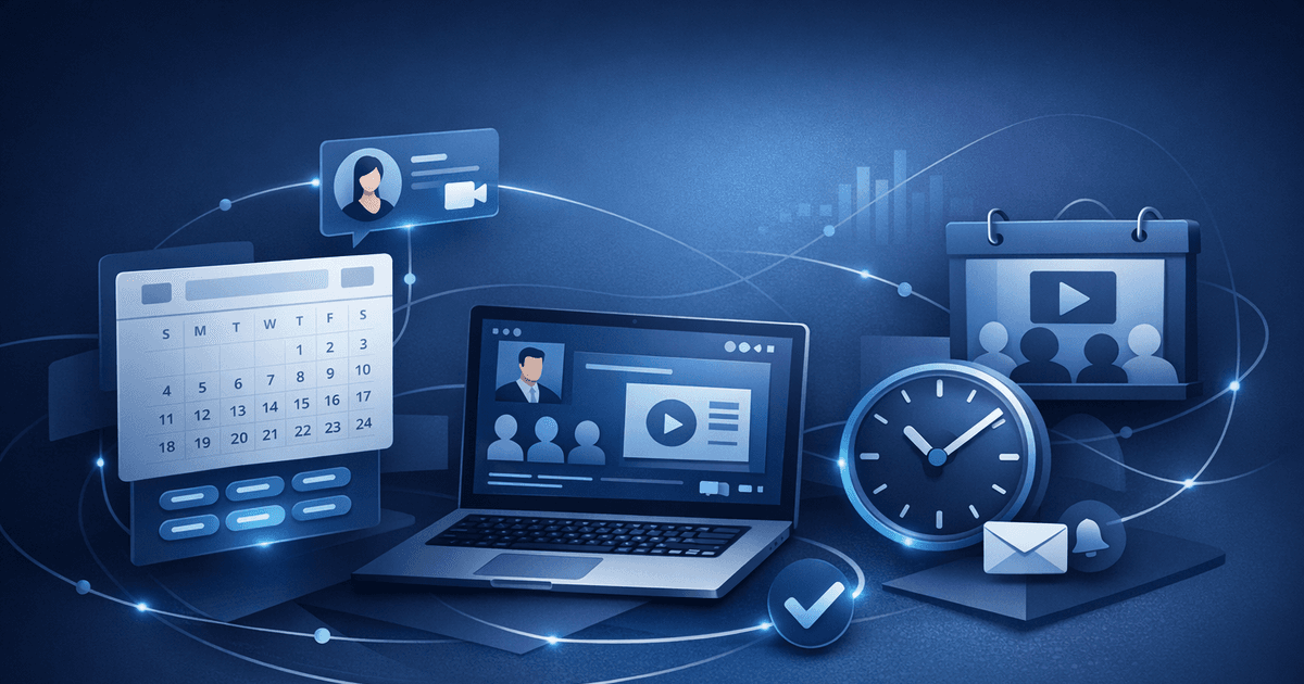 Scheduling & webinars