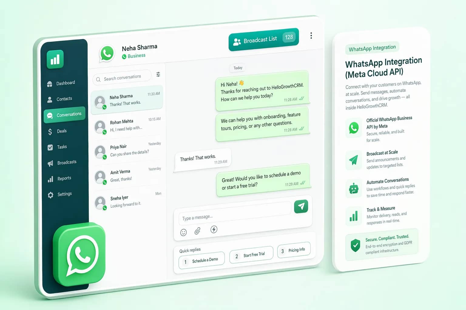 WhatsApp Integration (Meta Cloud API)