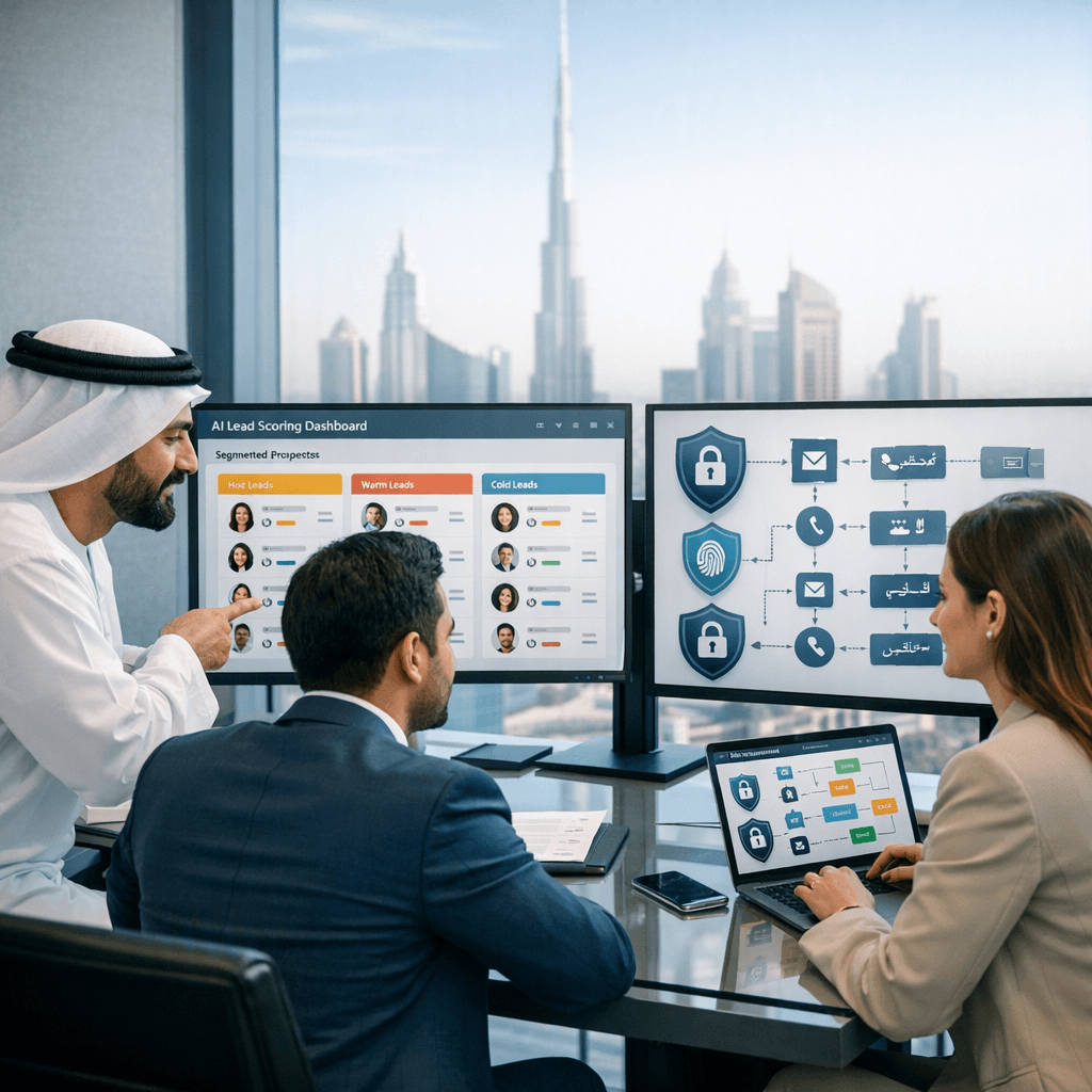 AI Lead Scoring and Bilingual Follow-Up Workflows for UAE B2B Teams: A PDPL-Safe Playbook for Dubai and Abu Dhabi