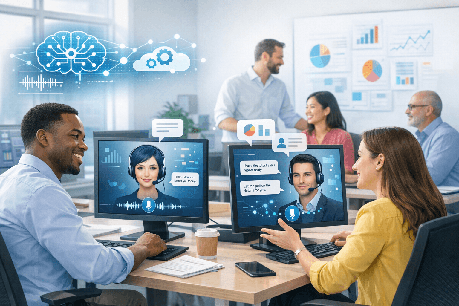 AI CRM Solutions with Voice Agents for Sales Teams