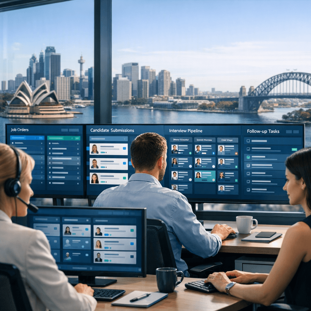 CRM for Australian Recruitment Agencies: Job Orders, Candidate Submissions and Compliant Follow-Up (Australia)