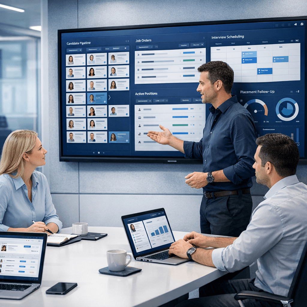 CRM for Recruitment Agencies: Candidate Pipeline, Client Job Orders, and Placement Follow-Up