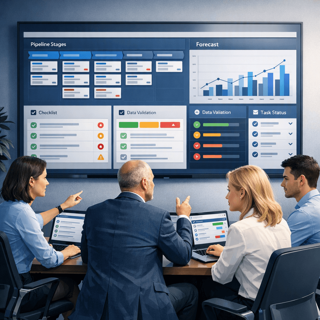 CRM Forecast Hygiene Checklist for B2B Sales Teams Before a Pipeline Review