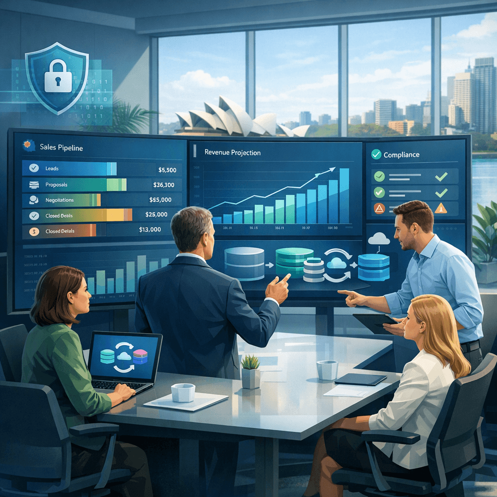 CRM Forecasting Setup for Australian B2B Sales Teams: Pipeline Rules, APPs Compliance and Xero/MYOB Sync (Australia)